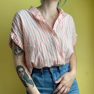 Striped Button Up
